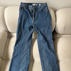 Re/Done x Levi's Wide Leg Crop - Indigo